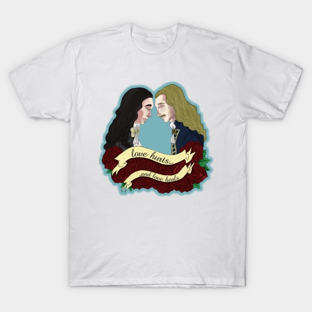 Monchevy "Love Hurts..." T-Shirt by PseudoL